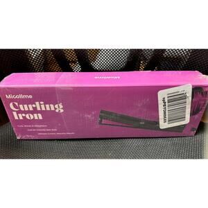 New Sealed Micollme 360 Cool Air Vent Curling Iron & Flat Iron 2 in 1